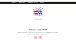Desktop Screenshot of aha-now.com